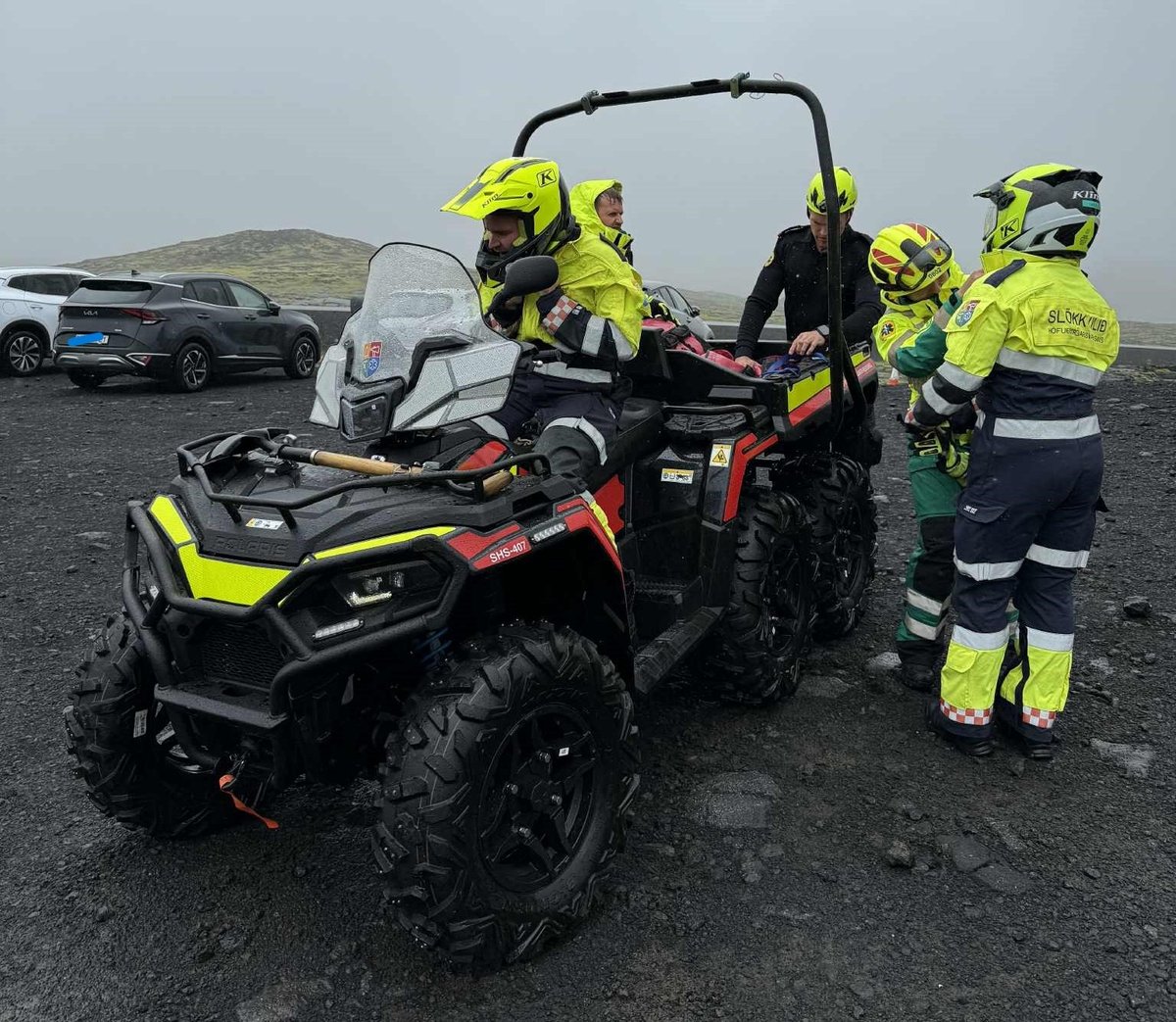 slökkviliðið bíll