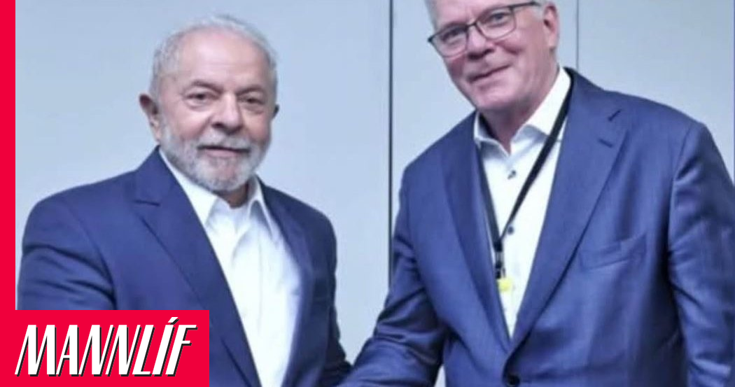 Kristinn Hrafnsson fagnar sigri Lula
