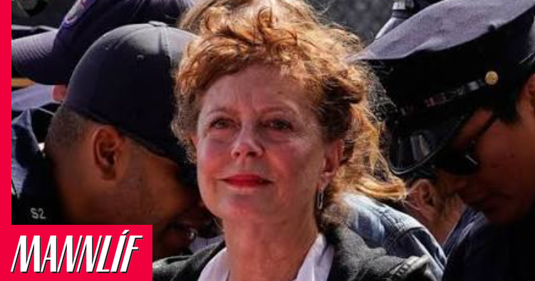 Susan Sarandon meðal handtekinna við mótmæli gegn Netanyahu