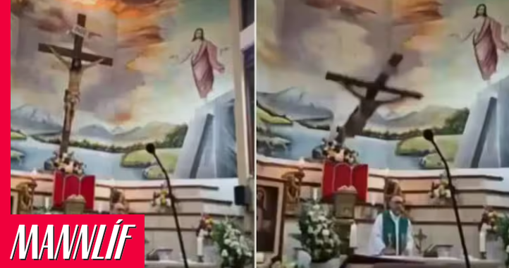 Kristur á krossinum varð kaþólskum presti að bana
