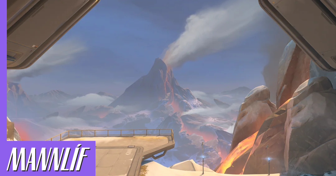 Íslensk eldstöð verður að fangelsi í tölvuleiknum Overwatch